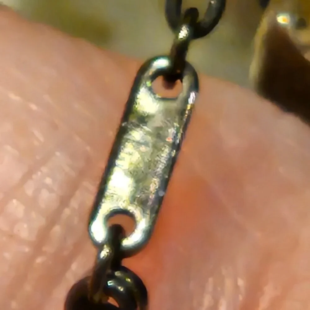RARE MONICA RICH KOSANN DREAM CRESCENT MOON STAR SAPPHIRE 925 CHARM NECKLACE